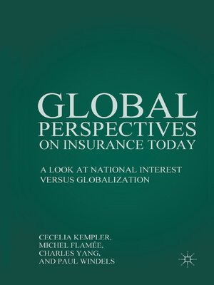 cover image of Global Perspectives on Insurance Today